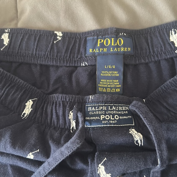 Polo Ralph Lauren Men's Cotton Logo Pajama Shorts - Picture 2 of 3